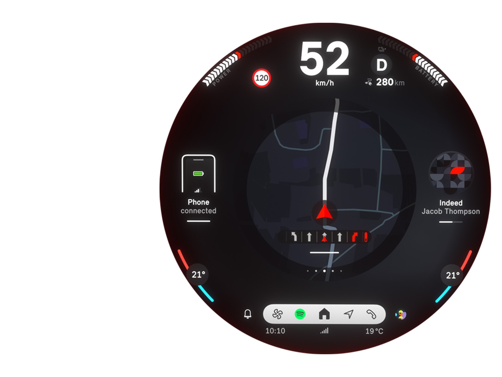 All-electric MINI Countryman - expérience de conduite - mode kart